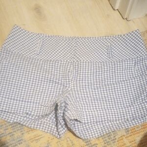 Blue Gingham Women's Shorts Size Small Charlotte Russe